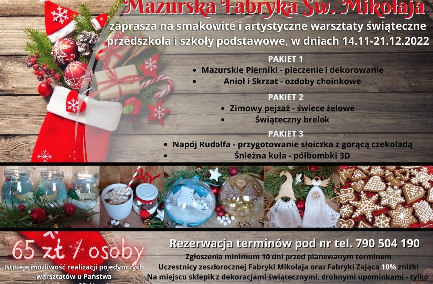 Zapisy do Fabryki Mikołaja w Fundacji TIME